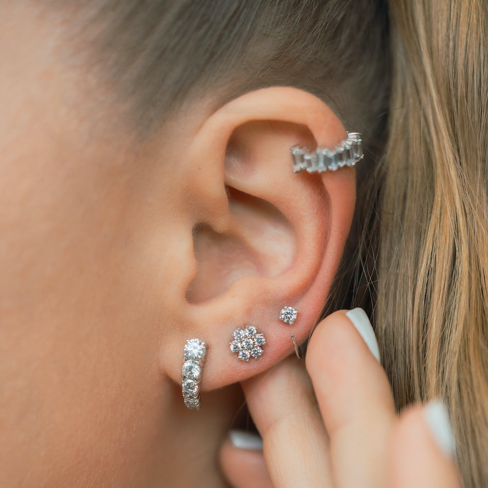 J&CO Jewellery Sparkly Stud Earrings