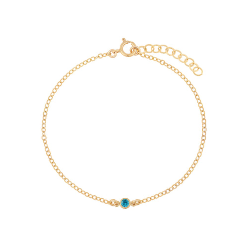 Aqua Bezel Bracelet – J&CO Jewellery