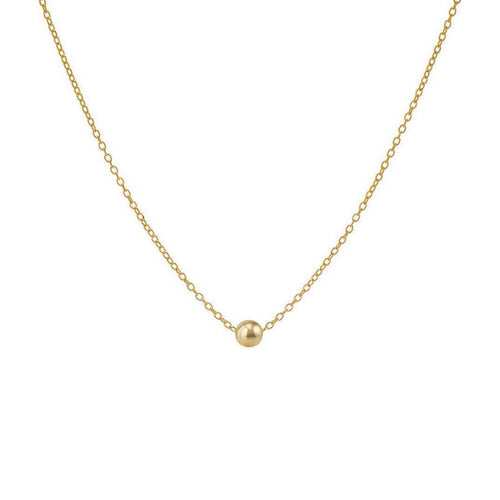 Gold ball choker on sale necklace