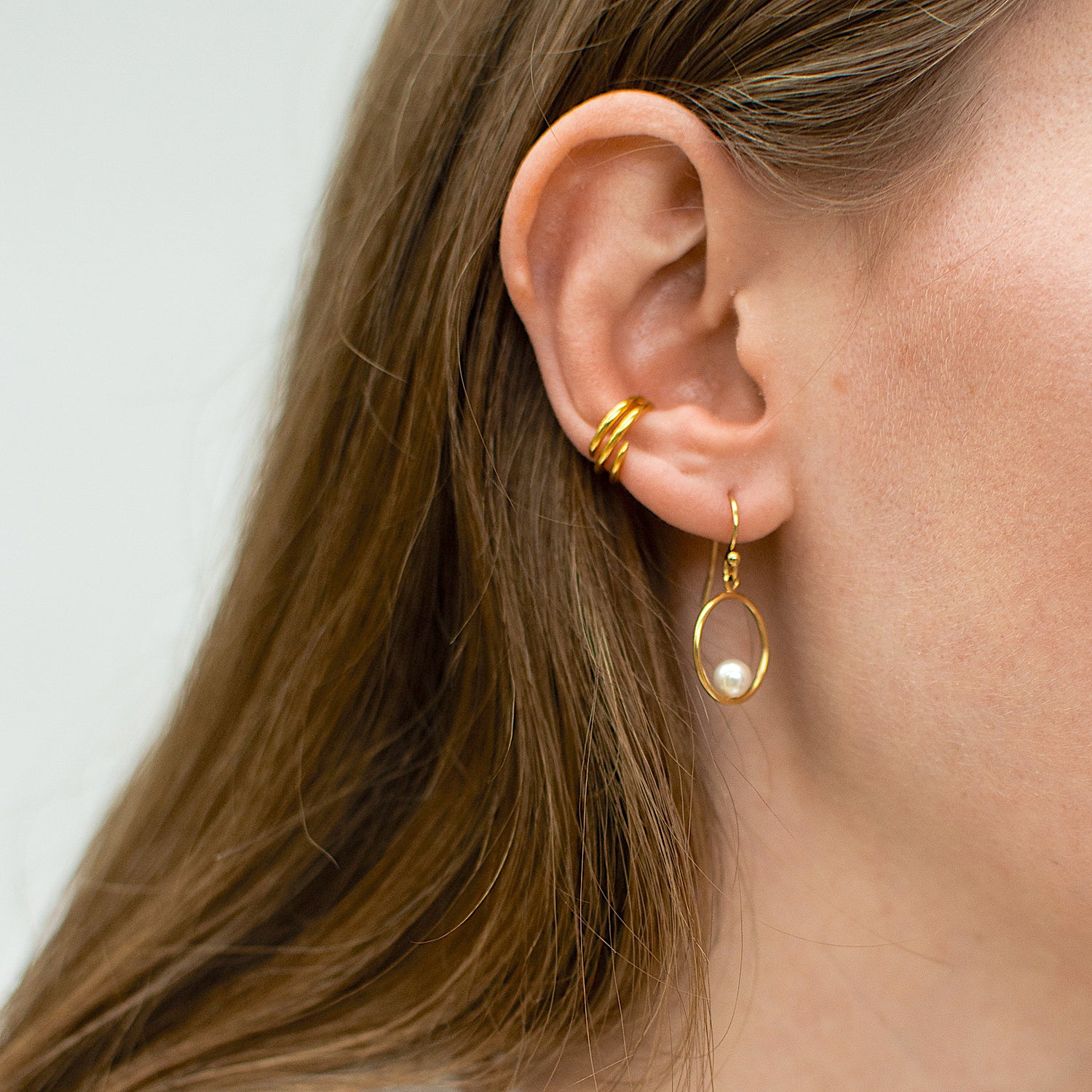 J&CO Jewellery Claw Ear Cuff Gold
