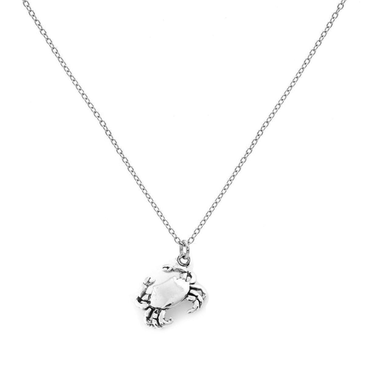 Aloha Heart Charm/Pendant in Sterling Silver - 12mm