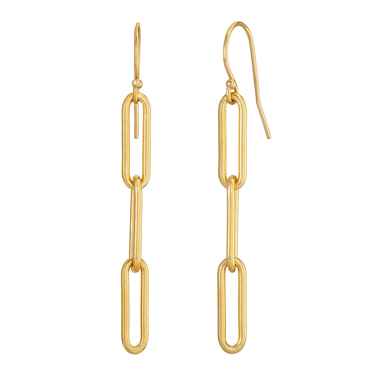 Muse Paperclip Dangling Earrings – J&CO Jewellery