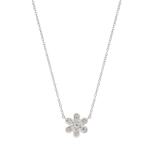 ON HOLD 2.30ct Diamond Daisy Cluster Pendant Necklace in 18ct White an –  Wharfedale Antiques