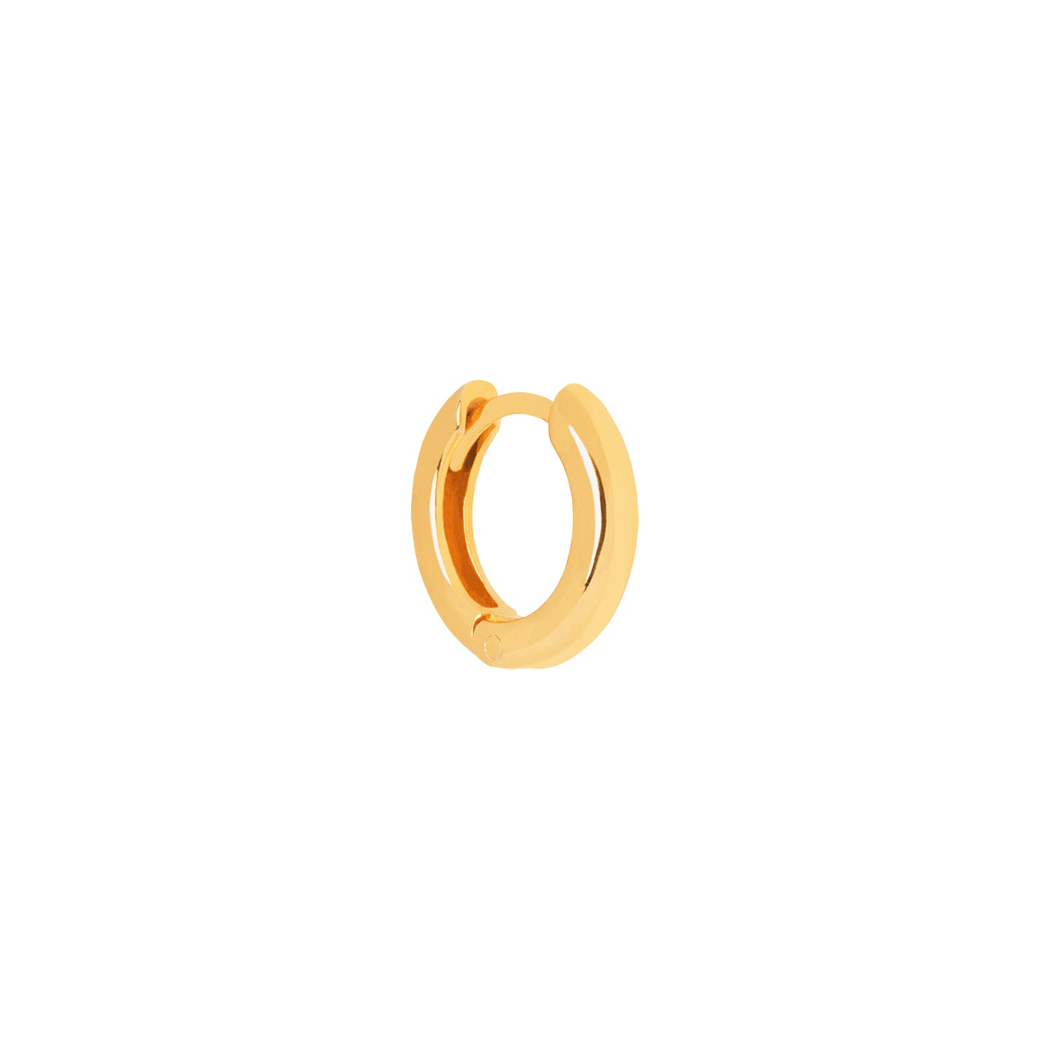 J&CO Jewellery Small Endless Hoop Earrings Gold