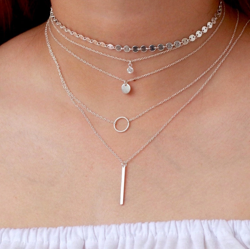 Minimal Circle Necklace – J&CO Jewellery