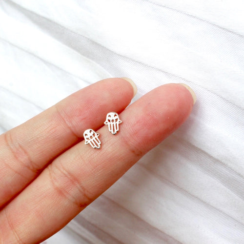 Hamsa Stud Earrings