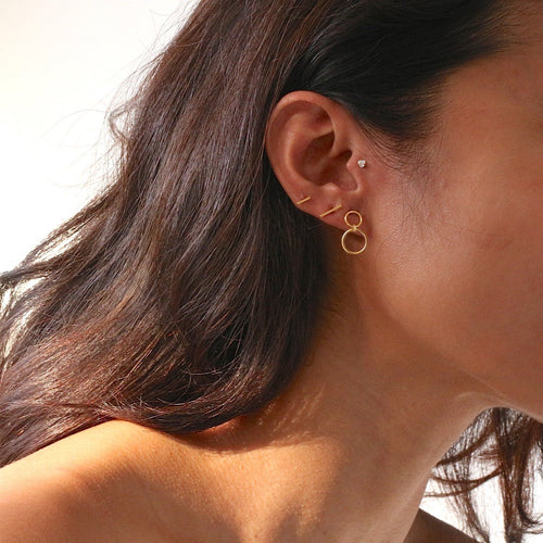 Sparkly Trio Stud Earrings – J&CO Jewellery