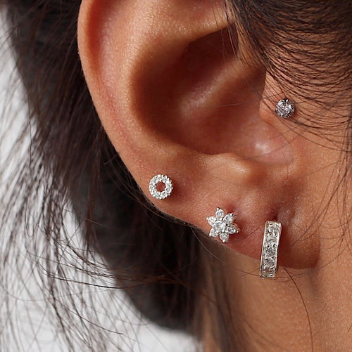 Sparkly Trio Stud Earrings – J&CO Jewellery