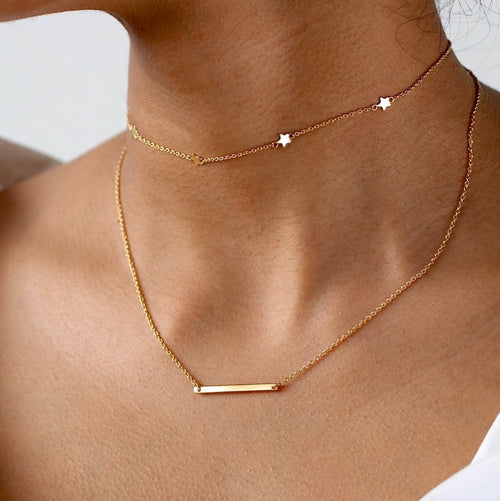 Sleek Bar Necklace