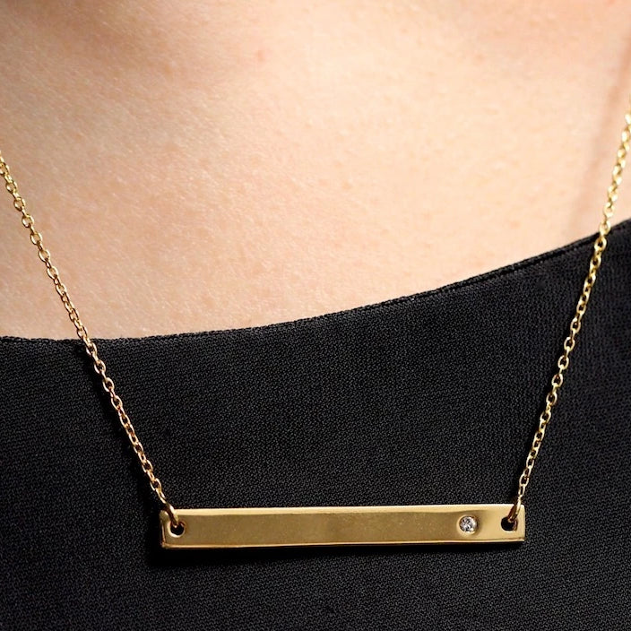 Horizon Bar Necklace