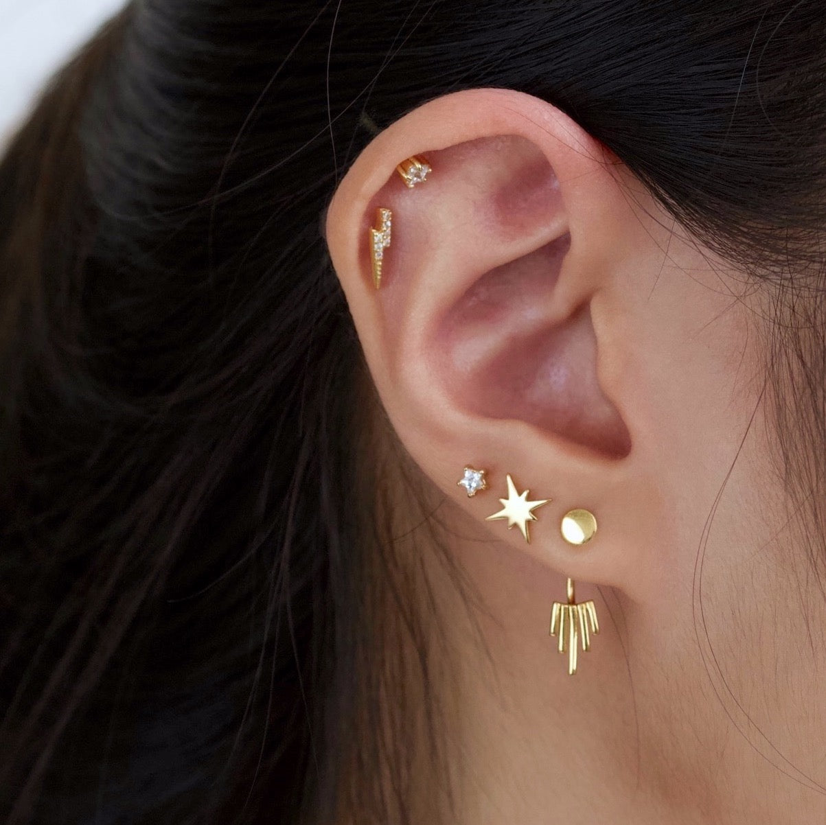 CZ Star Stud Earrings – J&CO Jewellery