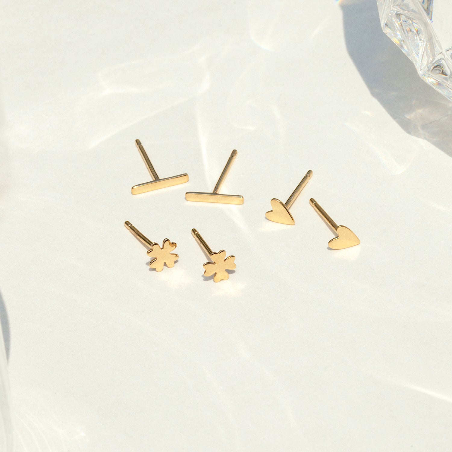 14K Solid Gold Ball Stud Earrings 4mm – J&CO Jewellery