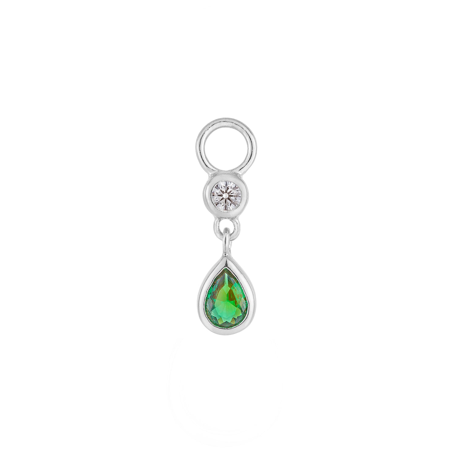 Emerald teardrop hot sale