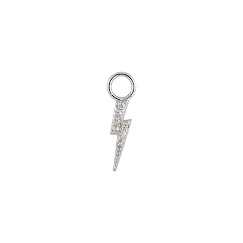 Pave Lightning Charm