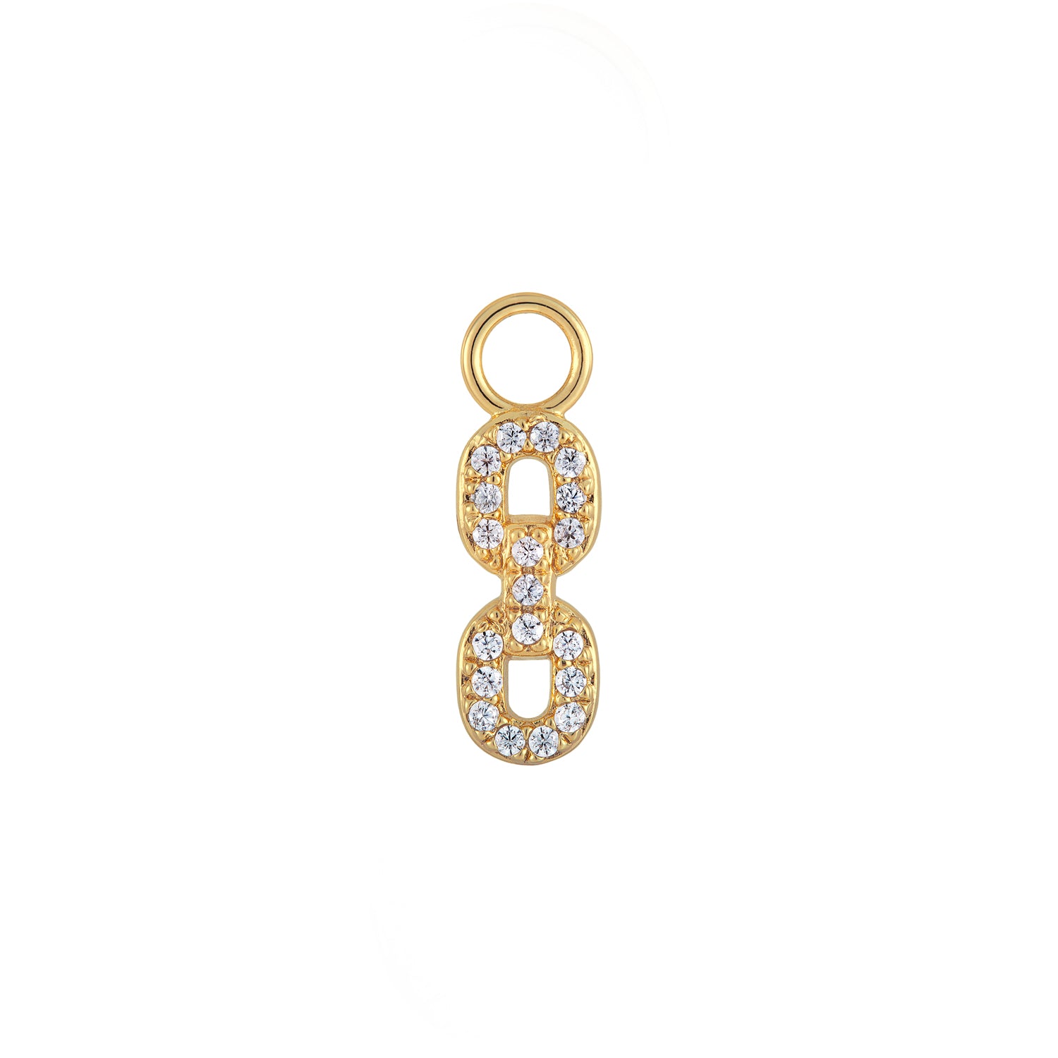 Cuban Chain Pave Charm