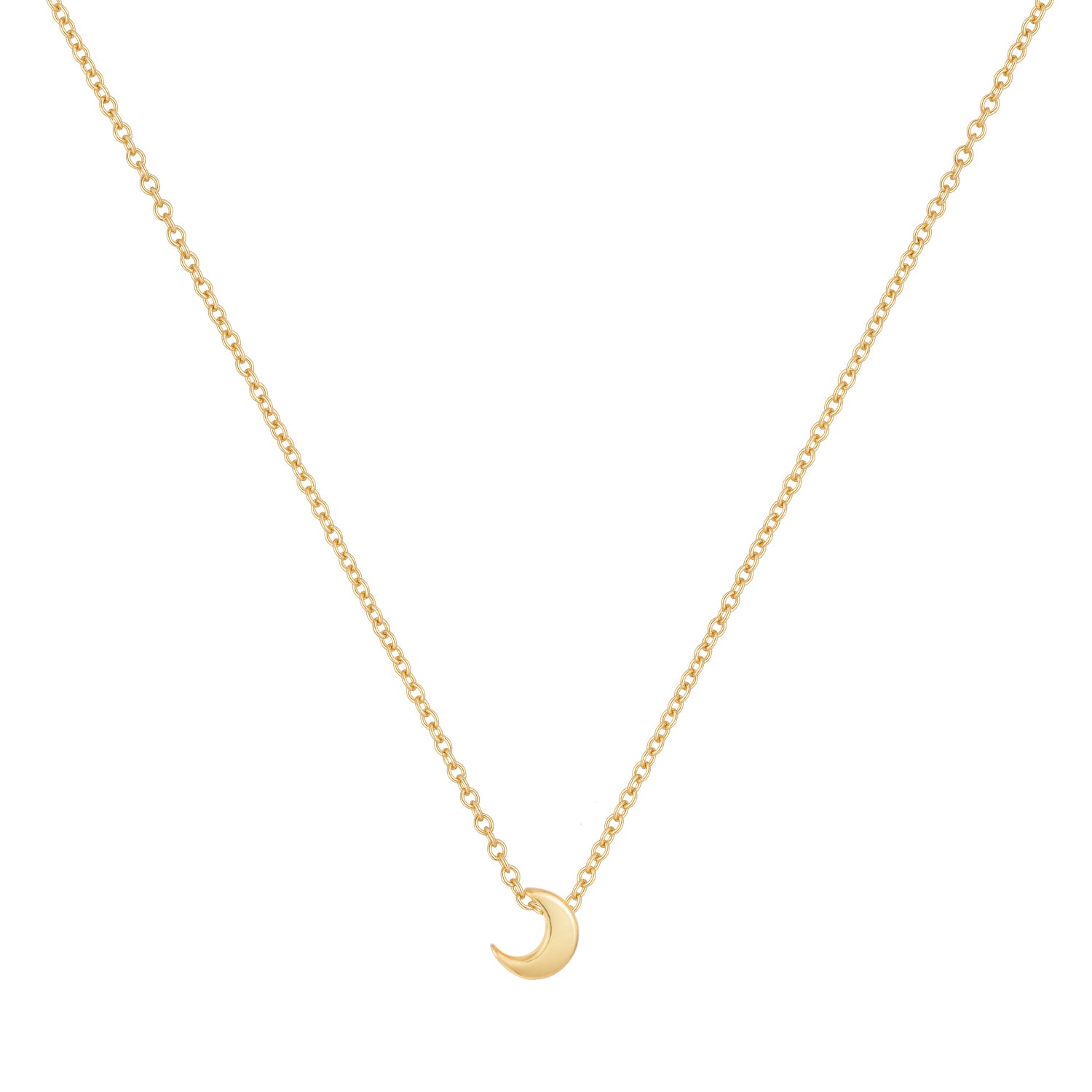 Crescent Moon Necklace – Token Jewelry