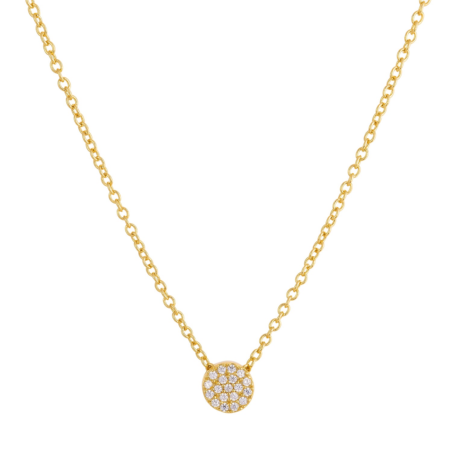 J&CO Jewellery Love Lock Charm Necklace Gold