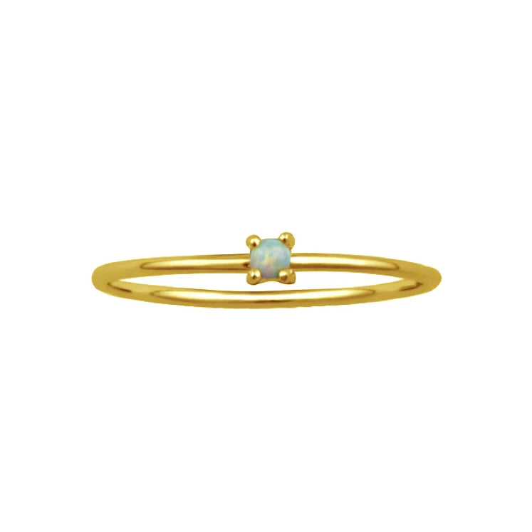 Mini Opal Sun Ring - Rings - JD Collection - Jewelry