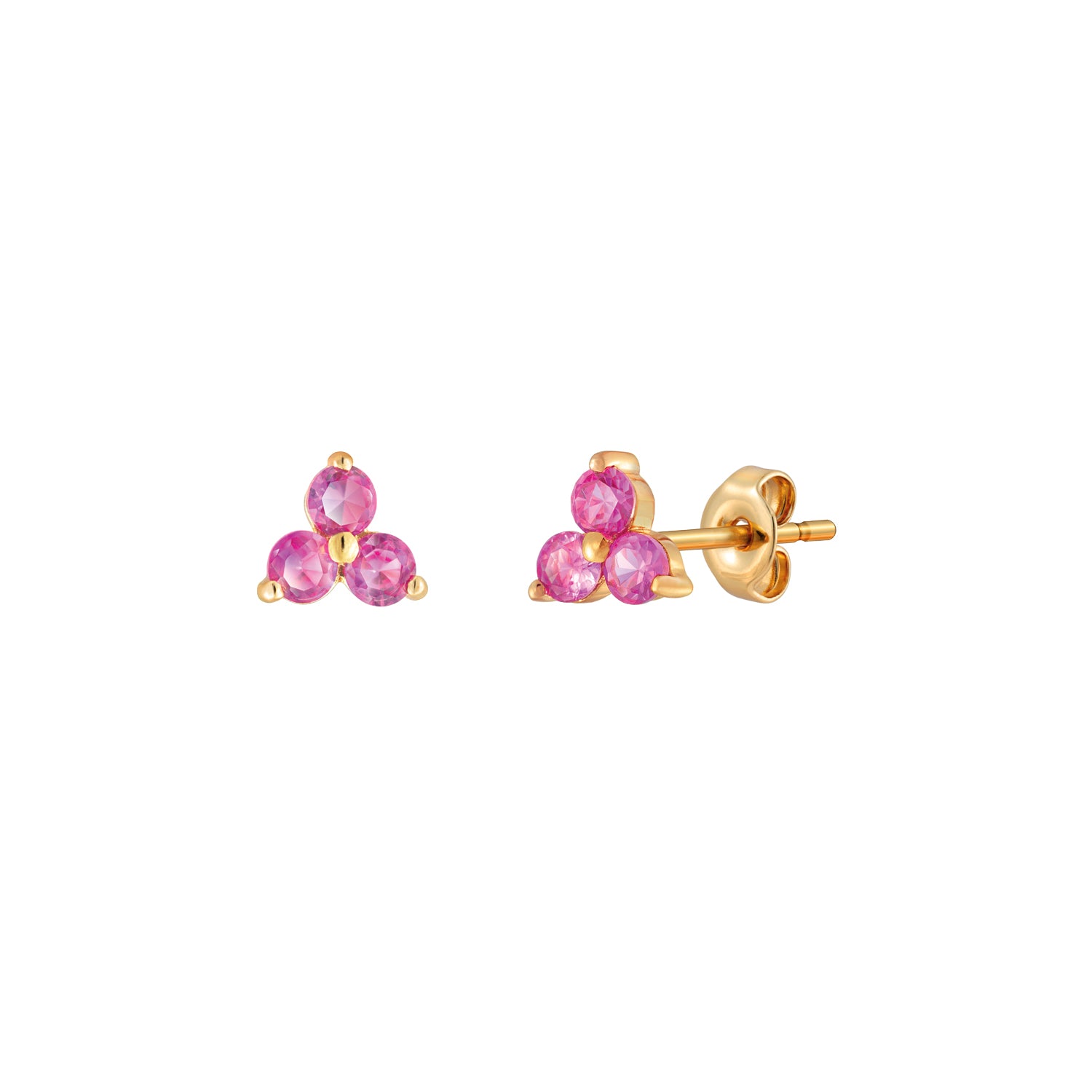 J&CO Jewellery Chic Circle Stud Earrings