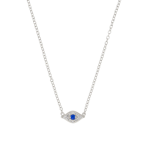 Evil eye hot sale choker silver