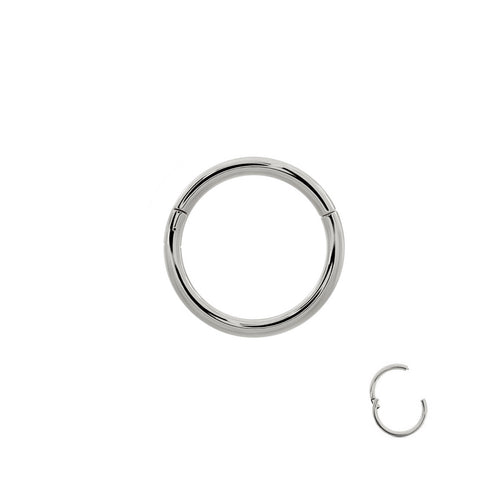 Mini Basic Steel Seamless Clicker Ring 8mm