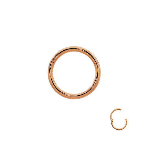 Mini Basic Steel Seamless Clicker Ring 8mm