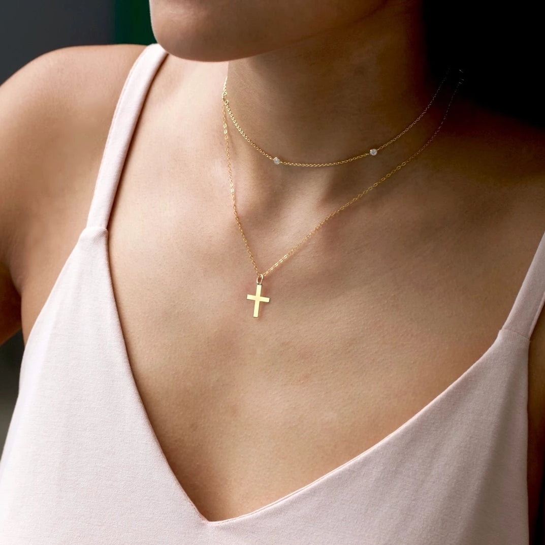 Golden Cross Necklace