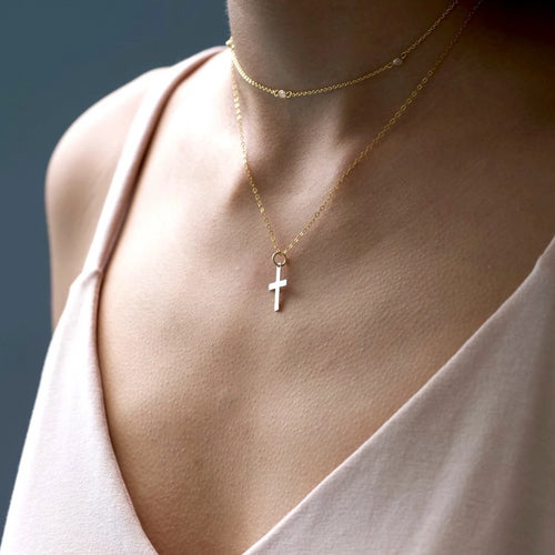 Golden Cross Necklace