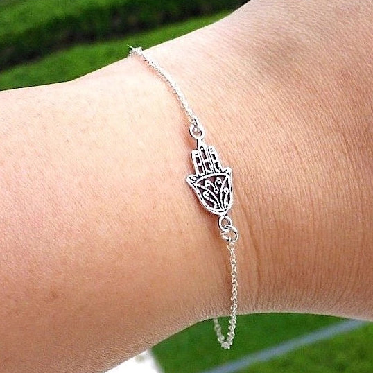 Hamsa Filigree Bracelet