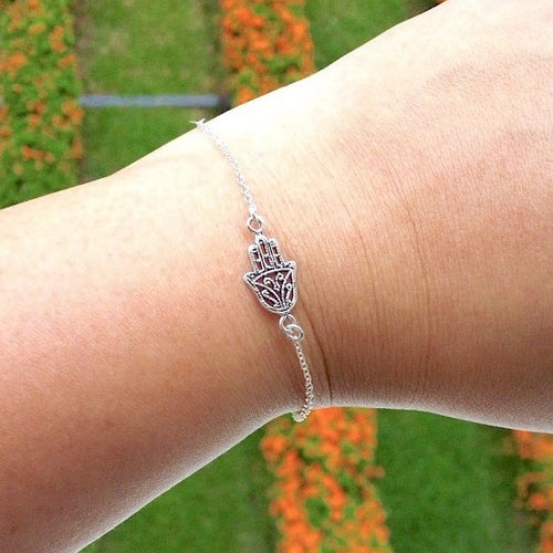 Hamsa Filigree Bracelet