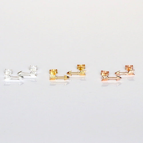 High Arrow Stud Earrings