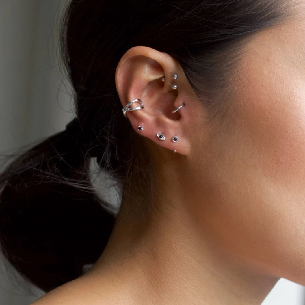 Luxe Criss Cross Ear Cuff J CO Jewellery