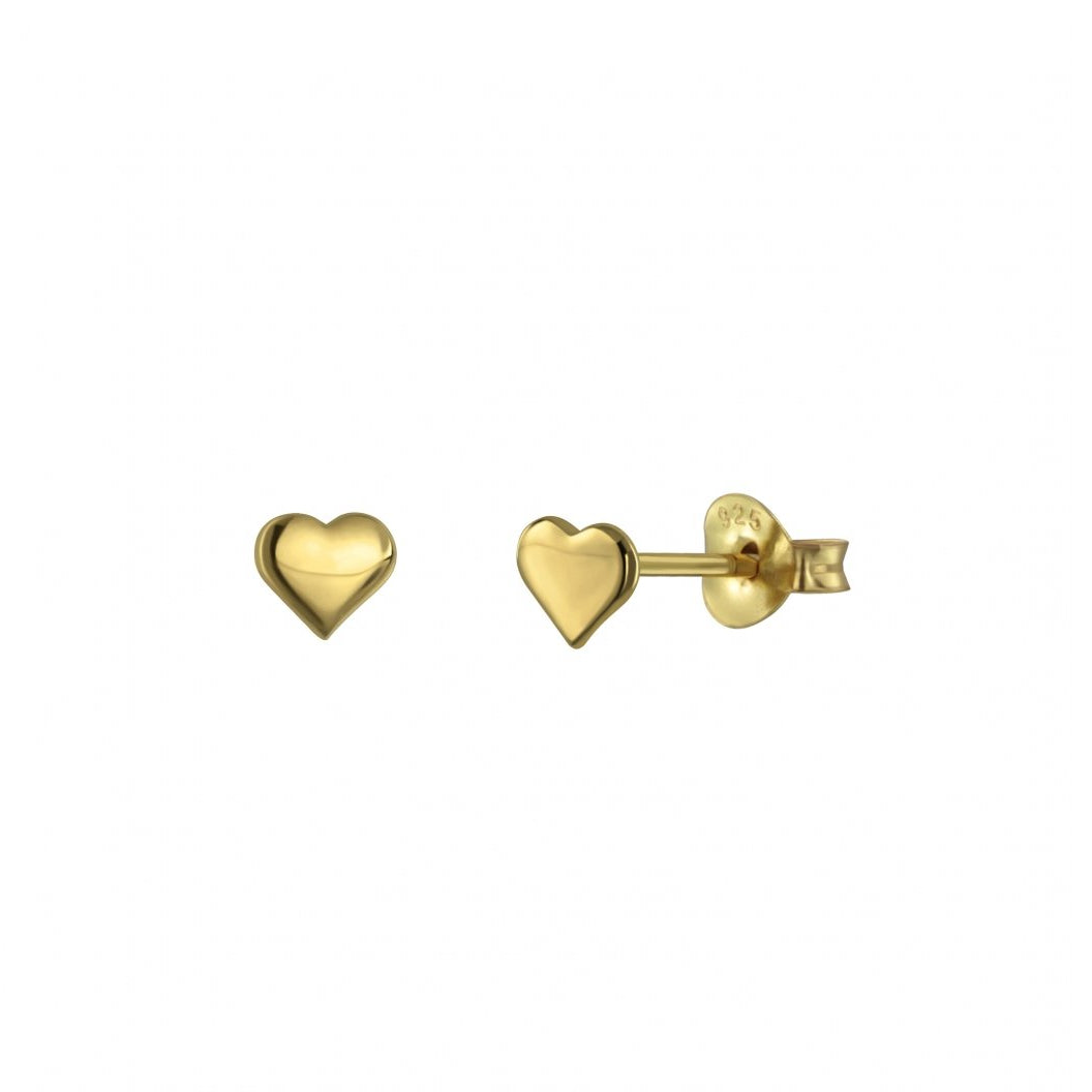 Sweet Heart Stud Earrings